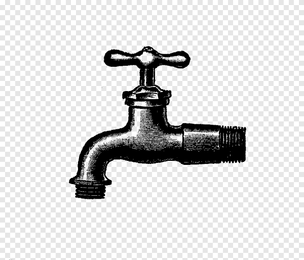 Водопроводный кран для раскрашивания