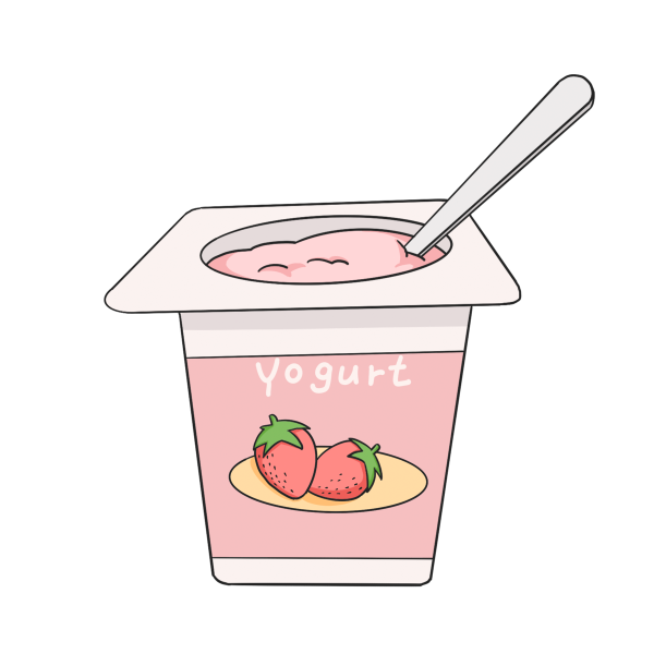 Йогурт мультяшная