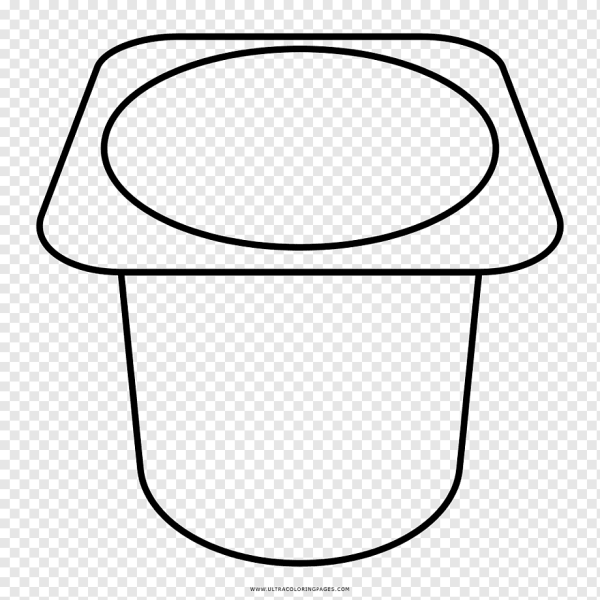 Йогурт раскраска для детей