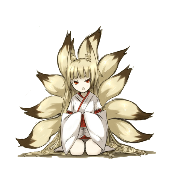 Девятихвостый Лис тату