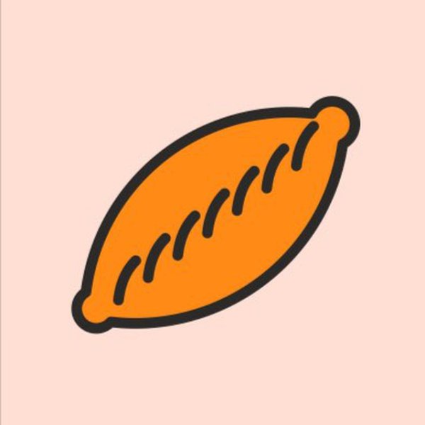 Пирожки на белом фоне