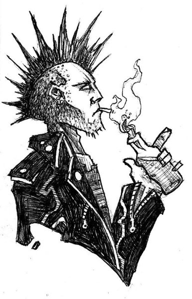 Панковские рисунки