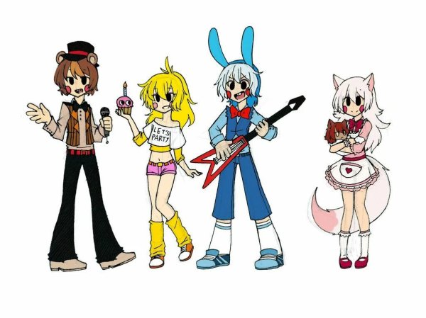 АНИМАТРОНИКИ аниме Фредди