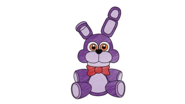 Бонни ФНАФ 1 рисунок