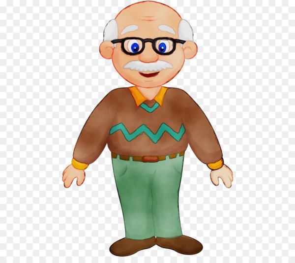 Дедушка мультяшный