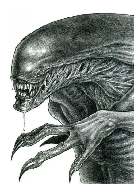 Чужой нарисовать