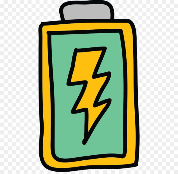 Батарейка с молнией