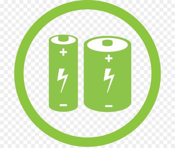 Наклейка переработка батареек