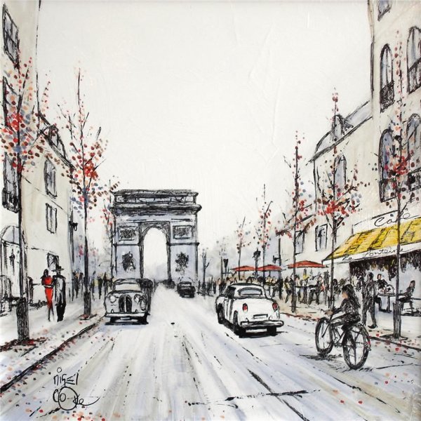 Улица Париж скетч кафе скетч