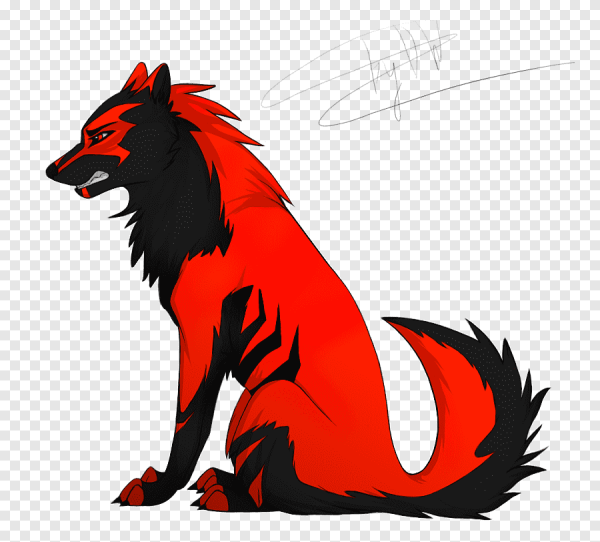 Красный волк аниме