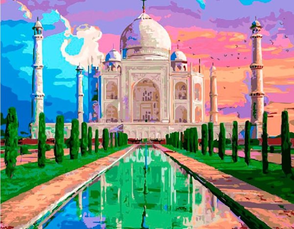 Картина по номерам Тадж Махал