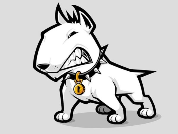 Бультерьер мультяшный