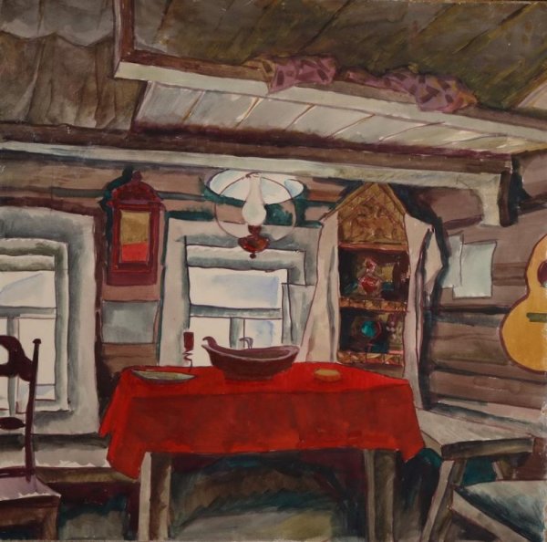 Интерьер русской избы