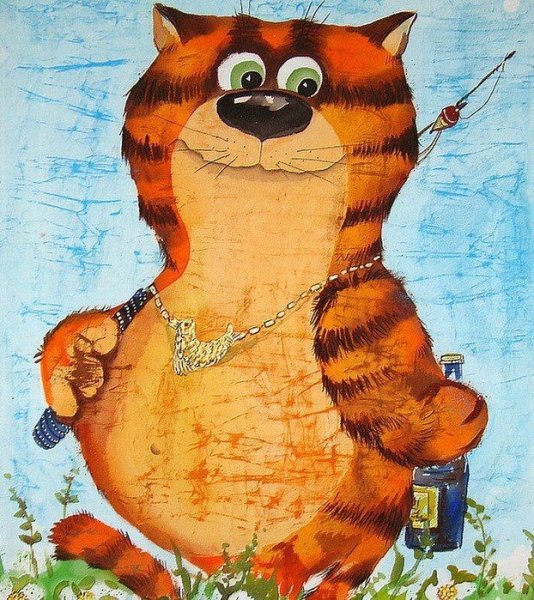 Коты художницы Елена Разина