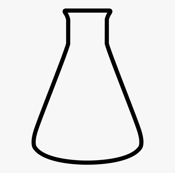 Коническая колба Эрленмейера рисунок