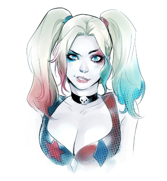 Harley Quinn для срисовки