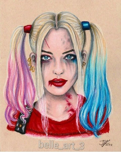 Харли Квинн иллюстрация