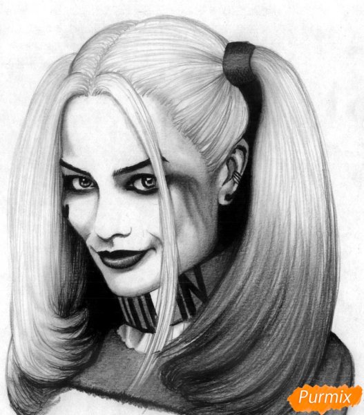 Харли Квинн рисунок