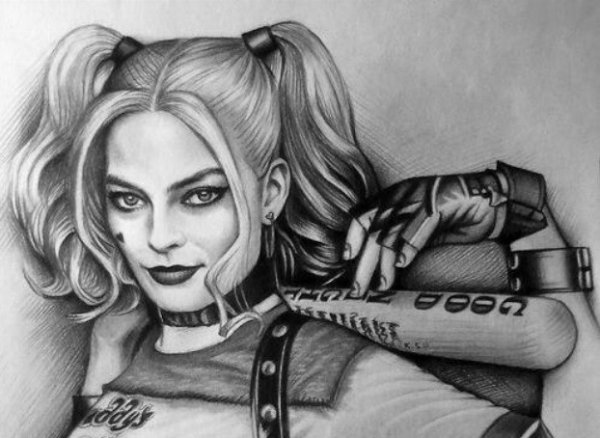 Харли Квинн рисунок