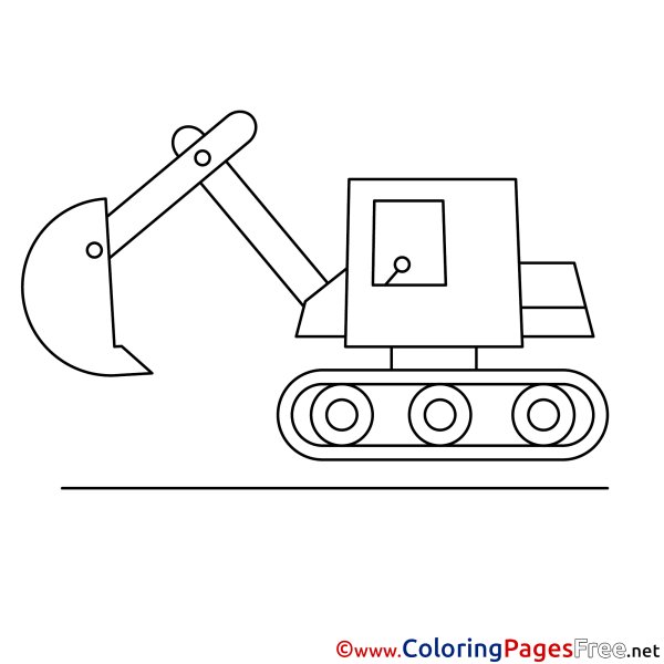 Экскаватор рисовалка