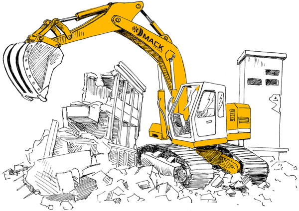 Демонтаж зданий