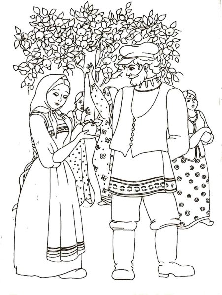 Крошечка Хаврошечка раскраска