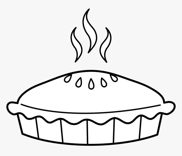 Яблочный пирог раскраска