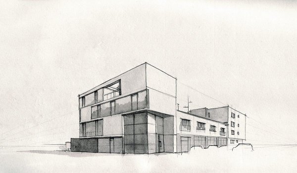 Современная архитектура карандашом