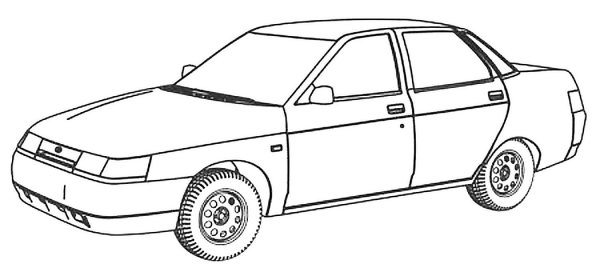 Раскраски Лада 2112