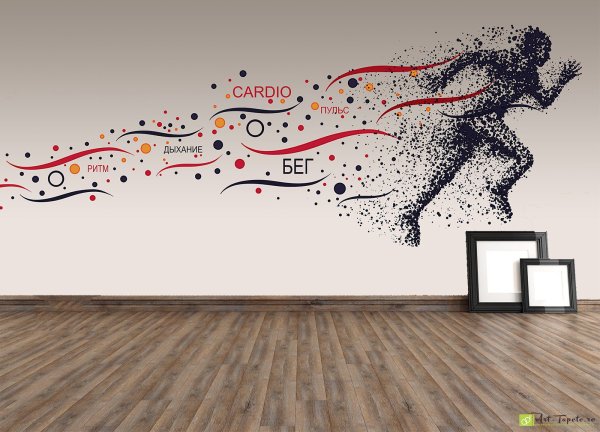 Обои на стену спортивная тематика