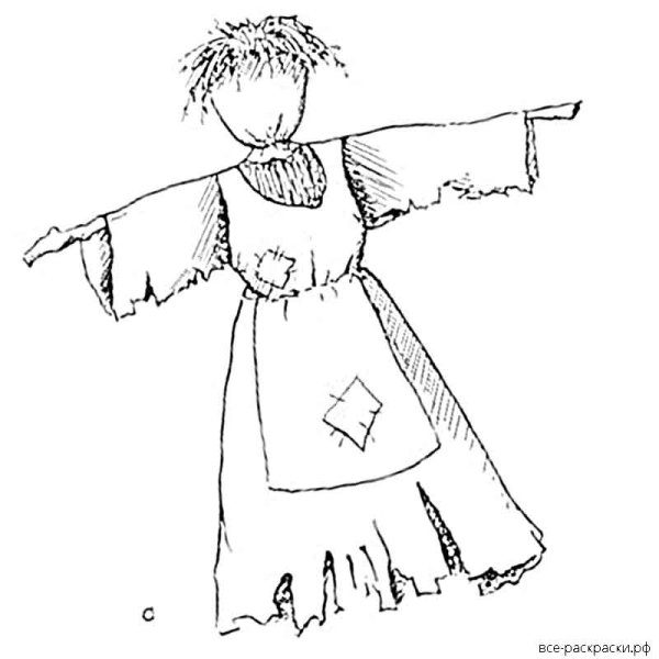 Масленица карандашом