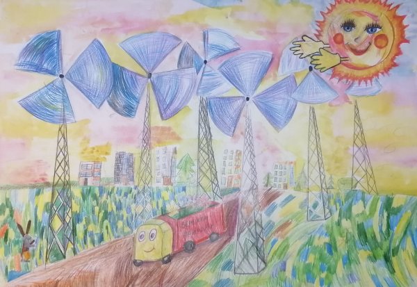 Рисунки на тему Энергомарафон