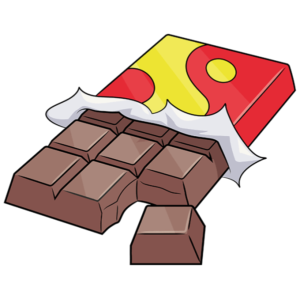 Нарисовать шоколад