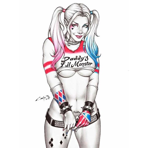 Алмазная мозаика Харли Квинн