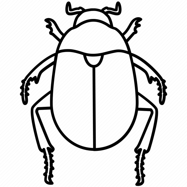 Жук скарабей рисунок