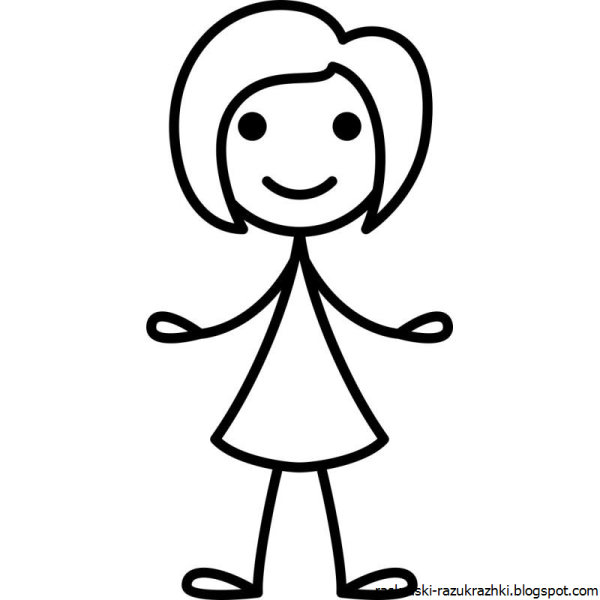Человечек рисунок