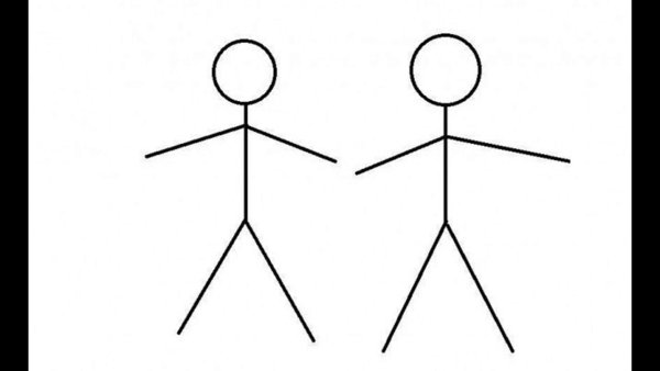 Схематичные рисунки человечков