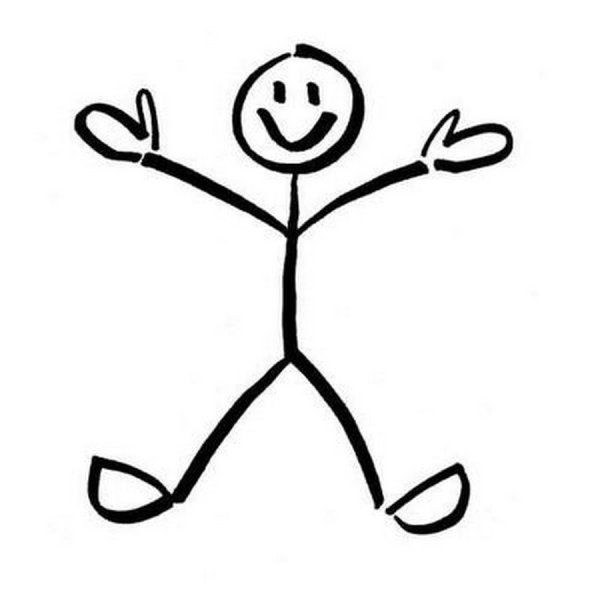 Человек схематично