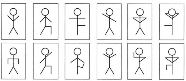 Человечек из палочек