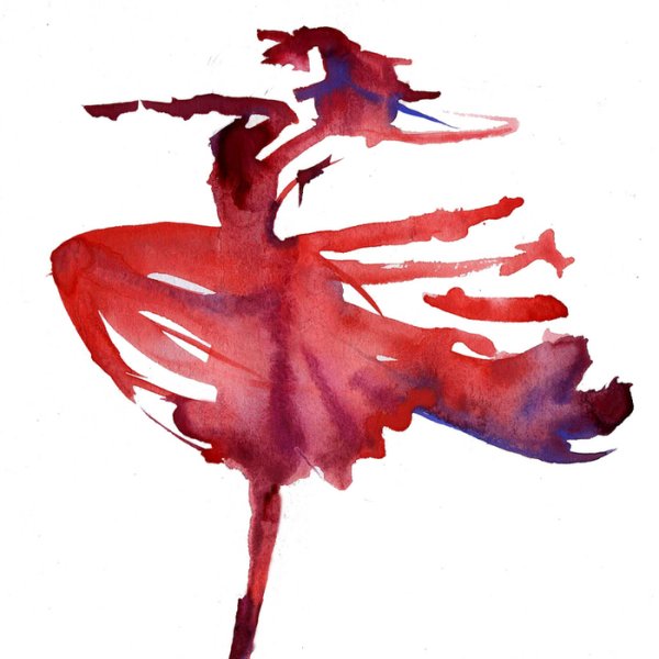 Силуэт из пятна