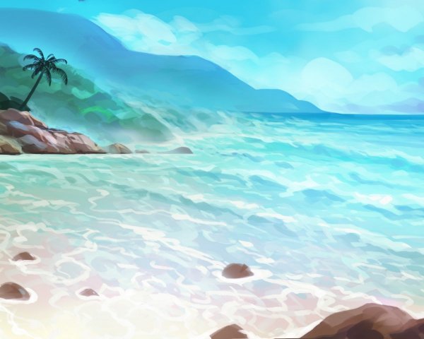 Море иллюстрация