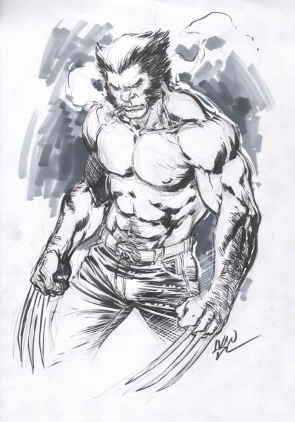 Рисунки Марвел Логан Росомаха