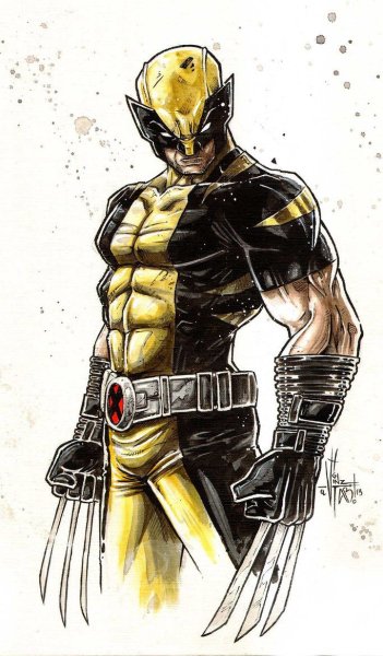 Детский рисунок Росомаха