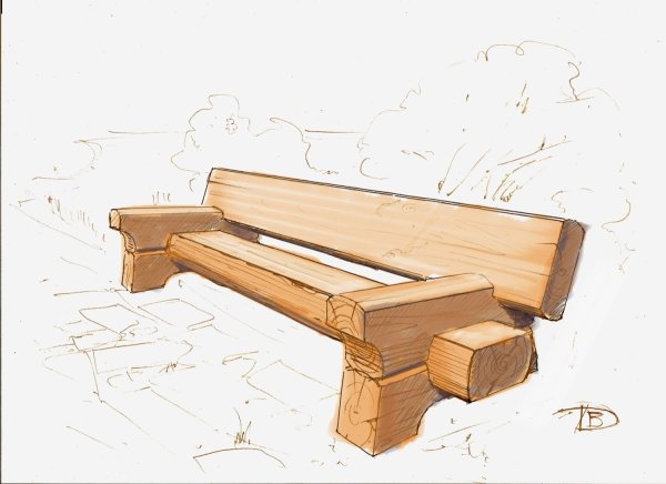 Скамейка для рисования