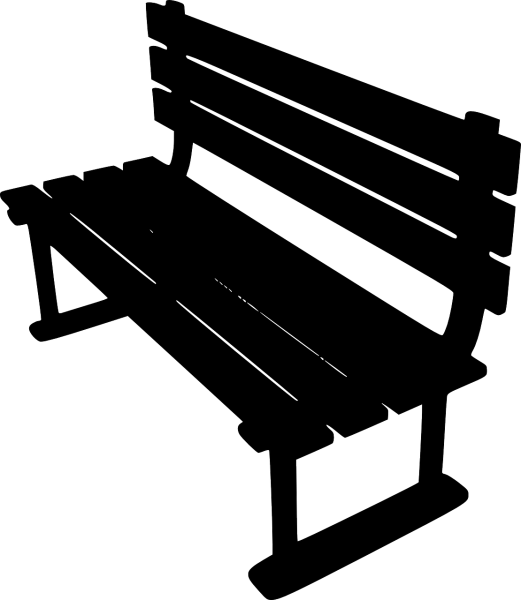 Скамейка силуэт