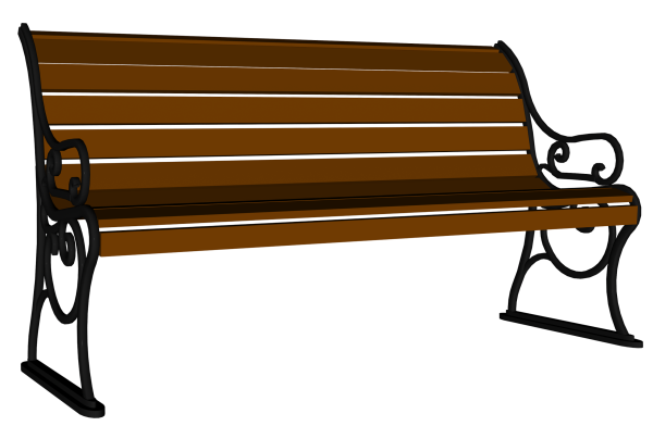 Скамейка на прозрачном фоне