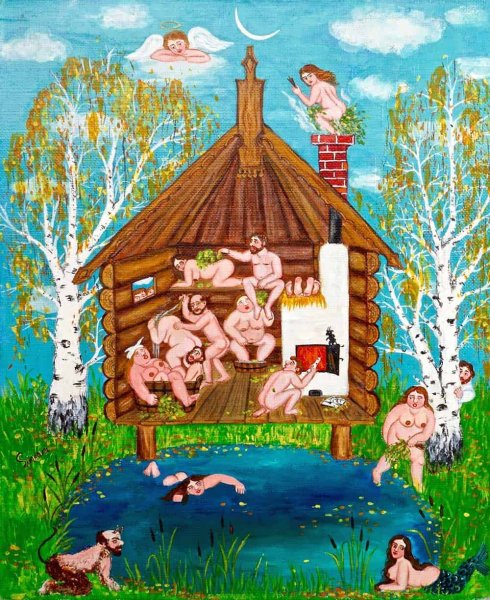 Картины для бани