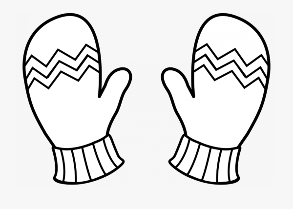 Раскраска. Рукавичка