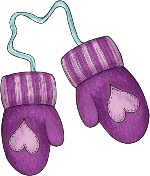 Варежки мультяшные