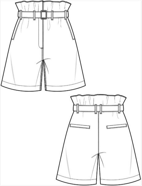 Эскиз шорт